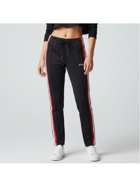 NWT PINK Victoria's Secret Retro Track Po Track Pants Y2K Sporty Streetwear Sz S